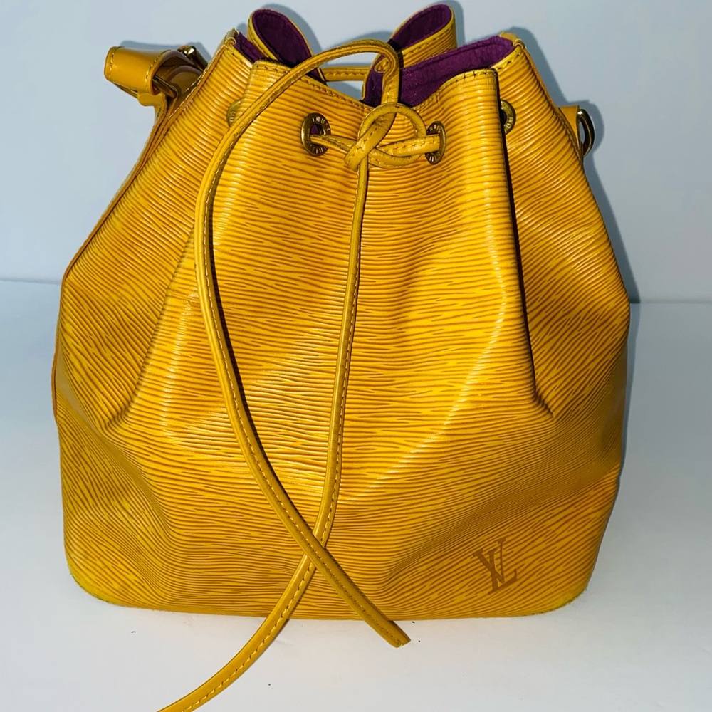 Louis Vuitton Petit Noe Yellow Epi